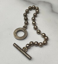 S-128◆1円～◆GUCCI ボールチェーンブレスレット SILVER925 シルバー グッチ アクセサリー_画像1