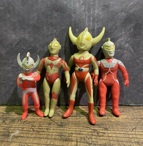 S-58◆1円～◆ブルマァク ウルトラマン ソフビまとめて フィギュア 当時物 タロウ 父 昭和のおもちゃ レア 円谷プロ