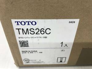 【訳あり・新品未使用】TOTO TMS26C 台付2ハンドル混合水栓 シャワー　芯々120ｍｍ