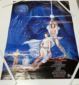 THE　STORY　OF　STAR　WARS　B2ポスター　送料無料　ジャンク品