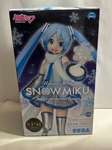 初音ミク　スーパープレミアムフィギュア SNOW MIKU 雪ミクスカイタウンVer. SPM セガ フィギュア　送料無料