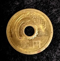 現行コインアルバム出 未使用 昭和40年 5円硬貨 五円玉 硬貨 貨幣 五円 特年_画像2