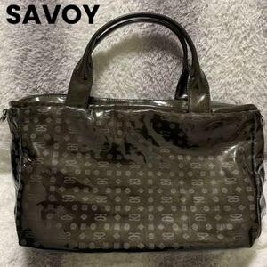 b9r savoy サボイ バッグ トートバッグ ハンドバッグ エナメル ロゴ