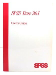 SPSS Base 9.0J user's guide/SPSS Inc.
