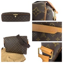 LOUIS VUITTON ルイヴィトン モノグラム アベス ブラウン 茶 PVC M45257 ショルダーバッグ 斜め掛け メンズ 404870_画像7