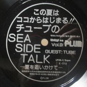 美盤 TUBE この夏はココからはじまる!! チューブのSEA SIDE TALK 夏を追いかけて ソノシート ロッキンf 別冊 PLUM 1986年 Vol.9 前田亘輝の画像5