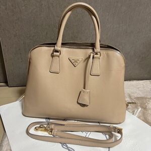 【中古】プラダ PRADA サフィアーノ 2way ハンドバッグ ハンドバッグ ショルダーバッグ