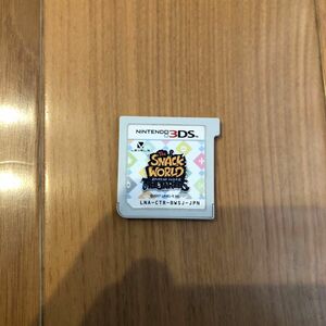 3DS ソフトのみ　スナックワールド　トレジャラーズ　中古