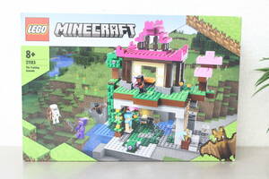 【未使用/送料無料】LEGO レゴ Minecraft マインクラフト 21183 訓練場 かじ場 マイクラ ブロック 玩具 7I411