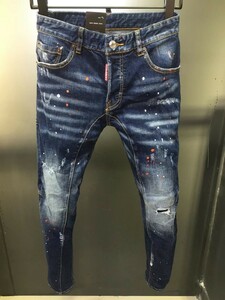 【未使用】 DSQUARED2 サイズ52 ディースクエアード デニム ジーンズ ジーパン Gパン パンツ ボトムス