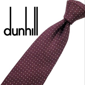 465/ 美品 dunhill ダンヒル 中古 USED ブランド ネクタイ 