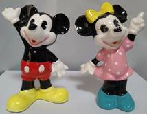 1円～ディズニー ミッキーマウス　置物　陶器　ソフビ人形_画像2