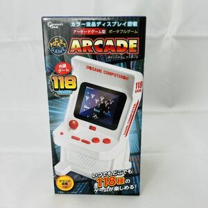 POCKET GAME ARCADE ポケットゲーム アーケード 白 カラー液晶搭載 118種類のゲーム内蔵 サウンド調整可能