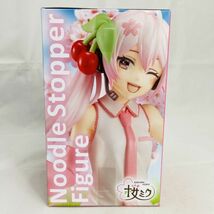 ◆新品◆ HATSUNE MIKU Sakura noodle stopper figure 初音ミク 桜ミク ぬーどるストッパー フィギュア ウィンクver 桜 ミク VOCALOID_画像2