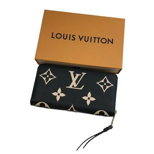 四条 LOUIS VUITTON ルイヴィトン バイカラー モノグラム アンプラント ジッピーウォレット M80481 8061000182648