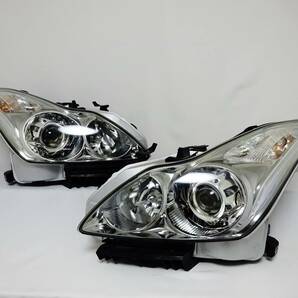 程度良好 磨クリーニング済 スカイライン クーペ CKV36 V36 後期 HID ヘッドライト ヘッドランプ 左右 右 左 ICHIKOH 1830 HCR-604の画像1