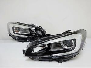 超美品 ブラック VC レヴォーグ 前期 VMG VM4 WRX S4 STI VAG VAB LED ヘッドライト ヘッドランプ 左右 右 左 ICHIKOH 1877 ②