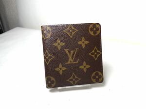 276 極美品　1円　LOUIS VUITTON ルイヴィトン ミュルティブル モノグラム マルコ 二つ折 財布 ウォレット メンズ 札入 ポルトフォイユ