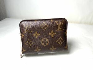 290 【 極美品 】 LOUIS VUITTON ヴィトン モノグラム ポルトモネ アンソリット フルリ コンパクト 財布 レディース ウォレット　ジッピー