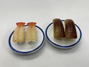 ■★Yujin　食シリーズ　寿司処　大回転　2種セット（甘海老・あなご）