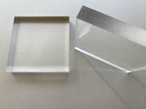  прозрачный акриловая пластина толщина 20mm акрил блок 2 листов 