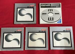 B-5-5 【希少】maxell オープンリールテープ メタルリール マクセル MR-10 AKAI 空テープ 10号