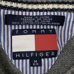 TOMMY HILFIGER トミーヒルフィガー ニット セーター グレー サイズM グレー 24020102の画像6