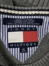 TOMMY HILFIGER トミーヒルフィガー ニット セーター グレー サイズM グレー 24020102_画像6