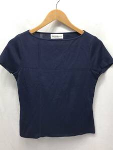 Yves Saint Laurent Eve sun rolan short sleeves T-shirt navy size M lady's 24020102