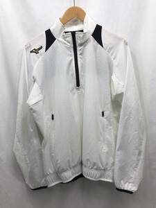 MIZUNO PRO Mizuno Pro half Zip long sleeve training wear white M size men's 23112402