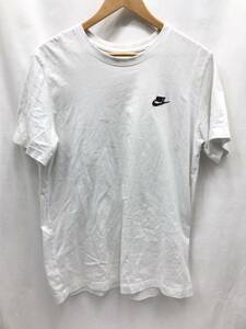 NIKE ナイキ 半袖Tシャツ ロゴ刺繍 ホワイト サイズXL メンズ 24022602