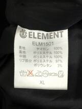 ELEMENT エレメント スタジャン 中綿 ナイロン ブラック サイズXL メンズ 24022702_画像5