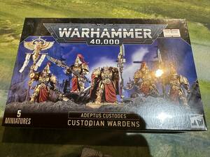 WARHAMMER 40000 ADEPTUS CUSTODES CUSTDIAN WARDENS　新品　未開封　1ヶ