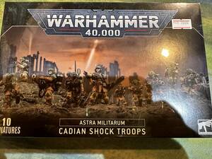 WARHAMMER 40000 ASTRA MILITARUM CADIAN SHOCK TROOPS　新品　未開封　1ヶ