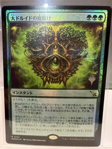 MTG　大ドルイドの魔除け　Archdruid's Charm　 日本語版　FOIL　PR　1枚