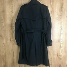 USA製 BURBERRY LONDON トレンチコート ノバチェック made in usa バーバリー 黒 ブラック 古着 e23112707_画像9