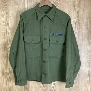 US.ARMY WOOL FIELD SHIRT OG ウール・フィールド シャツ 60年代 古着 e23122409