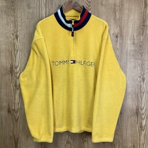 90s TOMMY HILFIGER プルオーバー フリースジャケット トミーヒルフィガー 古着 e23111524