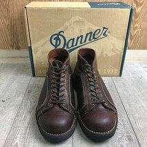 DANNER ダナー マウンテンブーツ D-4503 HAWK ホーク レザーブーツ 牛革 9ホール 紐靴 メンズシューズ US7.5 古着 e240203011_画像1