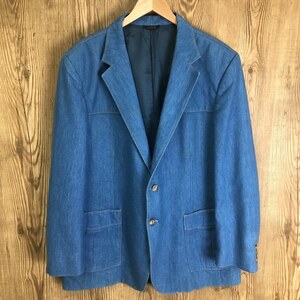 70s VINTAGE LEVI'S SPORTS WEAR ACTION SUITS デニムジャケット テーラードジャケット メンズL程 70年代 リーバイス 古着 e24020706