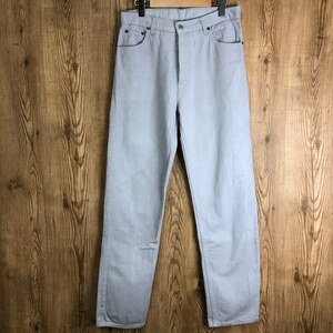 90s USA製 リーバイス 501 グレー デニム ジーンズ Levi’ｓ 33×36 メンズMサイズ程 ジーパン カラーデニム 90年代 古着 e24022023