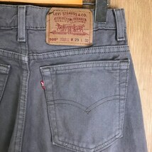 90s VINTAGE USA製 Levi’s 505 グレー デニムパンツ W29 L32 メンズSサイズ程 リーバイス LEVI'S 90年代 アメリカ製 古着 e24021811_画像4