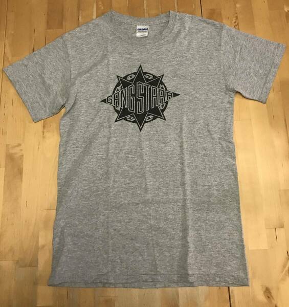 古着　GANGSTARR Tシャツ Sサイズ　グレー　ギャングスター　RAP HIP HOP GURU DJ PREMIER