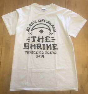 古着　THE SHRINE BLESS OFF JAPAN ツアー Tシャツ Mサイズ　ザ・シュライン VENICE TO TOKYO 2014