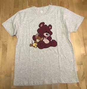 古着　グラニフ　トムとジェリー　ジェリー&ベア Tシャツ Mサイズ Graniph TOM JERRY グレー