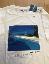 新品 ユニクロ Hiroshi Nagai Tシャツ 白 ホワイト XXLサイズ 永井博 UT UNIQLO シティポップ 大瀧詠一 POOL / DAYLIGHT_画像2