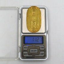 1円～ 天保小判金 背 甫・長 量目:約11.27g y201-2489397【Y商品】_画像10