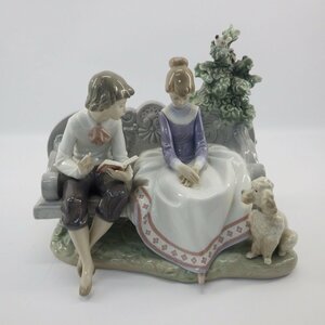 1円～ Lladro リヤドロ No 5442 「ときめき」 人形 置物 オブジェ フィギュリン 犬 146-2490977【O商品】