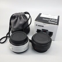 1円～ Canon キヤノン レンズアダプター 計2点 Mount Adapter EF-EOS M/EXTENDER EF 1.4× レンズ 342-2491870【O商品】_画像1