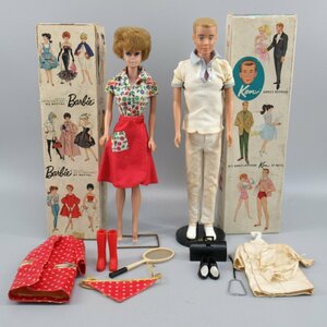 1円～ MATEL マテル バービー Midge Barbie 1958 ケン 1960 箱つき ビンテージ 昭和レトロ 着せ替え人形 計2点 146-2487545【O商品】